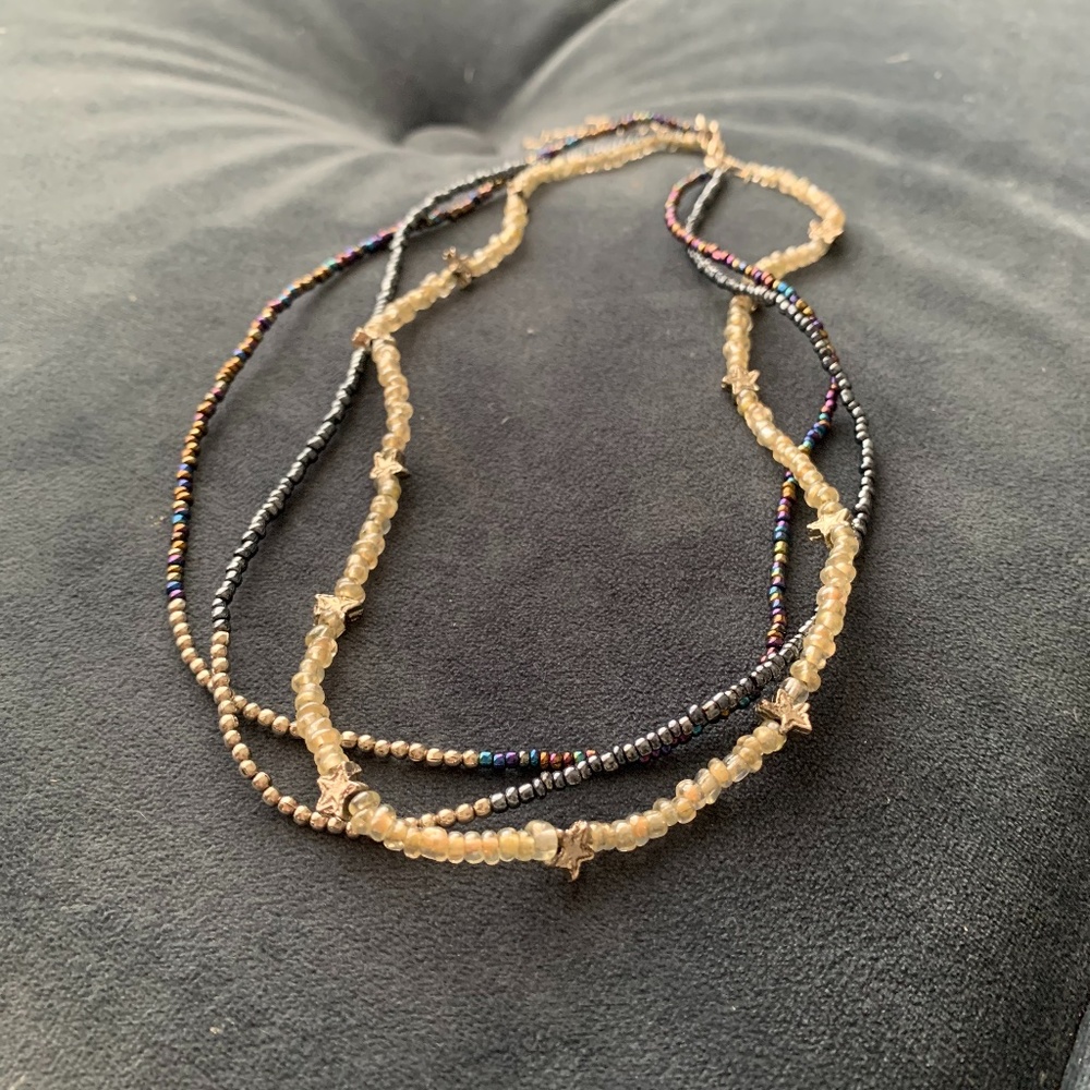 *FREE WITH PURCHASE* Layered Necklace with Stars